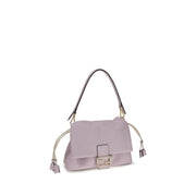 Fendi Purple Calf Leather Bos Taurus Shoulder Bag