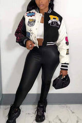 Graphic Varsity Jacket