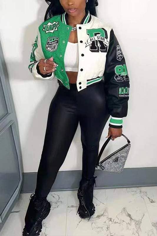 Graphic Varsity Jacket