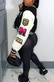 Graphic Varsity Jacket