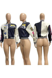Graphic Varsity Jacket