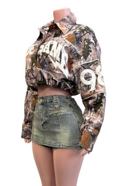 All Eyrs On Me Cropped Jacket