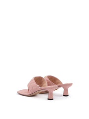 Gucci Mystic Pink Nappa Charlotte Leather Sandals