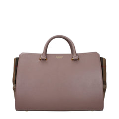 Burberry Gray Leather Handbag