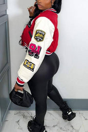 Graphic Varsity Jacket