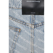 Alexander Wang Blue Cotton Bermuda Shorts