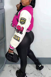 Graphic Varsity Jacket