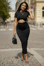 Un corte por encima del resto Maxi-Vestido