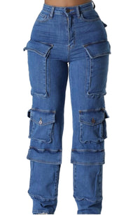 Stay Ready Cargo Denim Pants