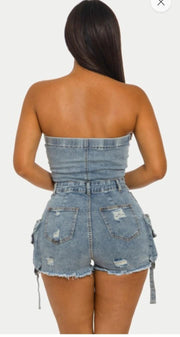 Weekend Vibes Tube Top Romper