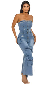 Luxe Lifestyle Cargo Jumpsuit