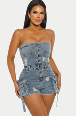 Weekend Vibes Tube Top Romper