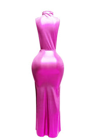 Celestial Royalty Mock Neck Dress