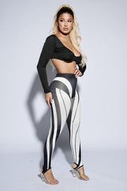 Womens Abstract Leggings