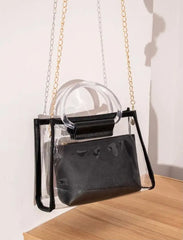Image & Stylez LLCCity Girl Clear BagCity Girl Clear BagCute clear bag with handles and pouch included.new arrivals