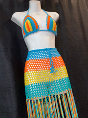 Hot Tamale Crochet Skirt Set