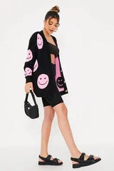 Image & Stylez LLCSmiley Face CardiganSmiley Face CardiganPaparazzi Ready Smiley Face Cardiganclothing