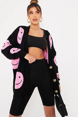 Image & Stylez LLCSmiley Face CardiganSmiley Face CardiganPaparazzi Ready Smiley Face Cardiganclothing