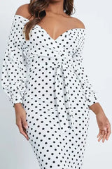 Image & Stylez LLCWomens Polka Dot Wrap Bodycon DressWomens Polka Dot Wrap Bodycon DressPolka Dot Wrap Bodycon Dressclothing